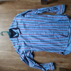 Tommy Hilfiger Striped Long Sleeve Button Up